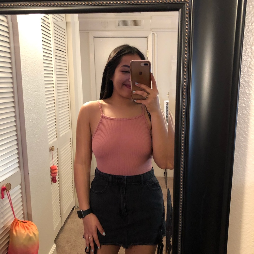 Pink Halter Top